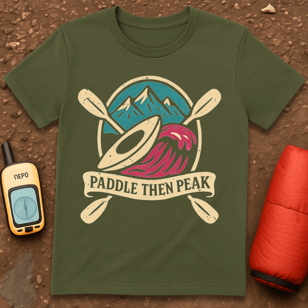 Paddle then Peak T-Shirt