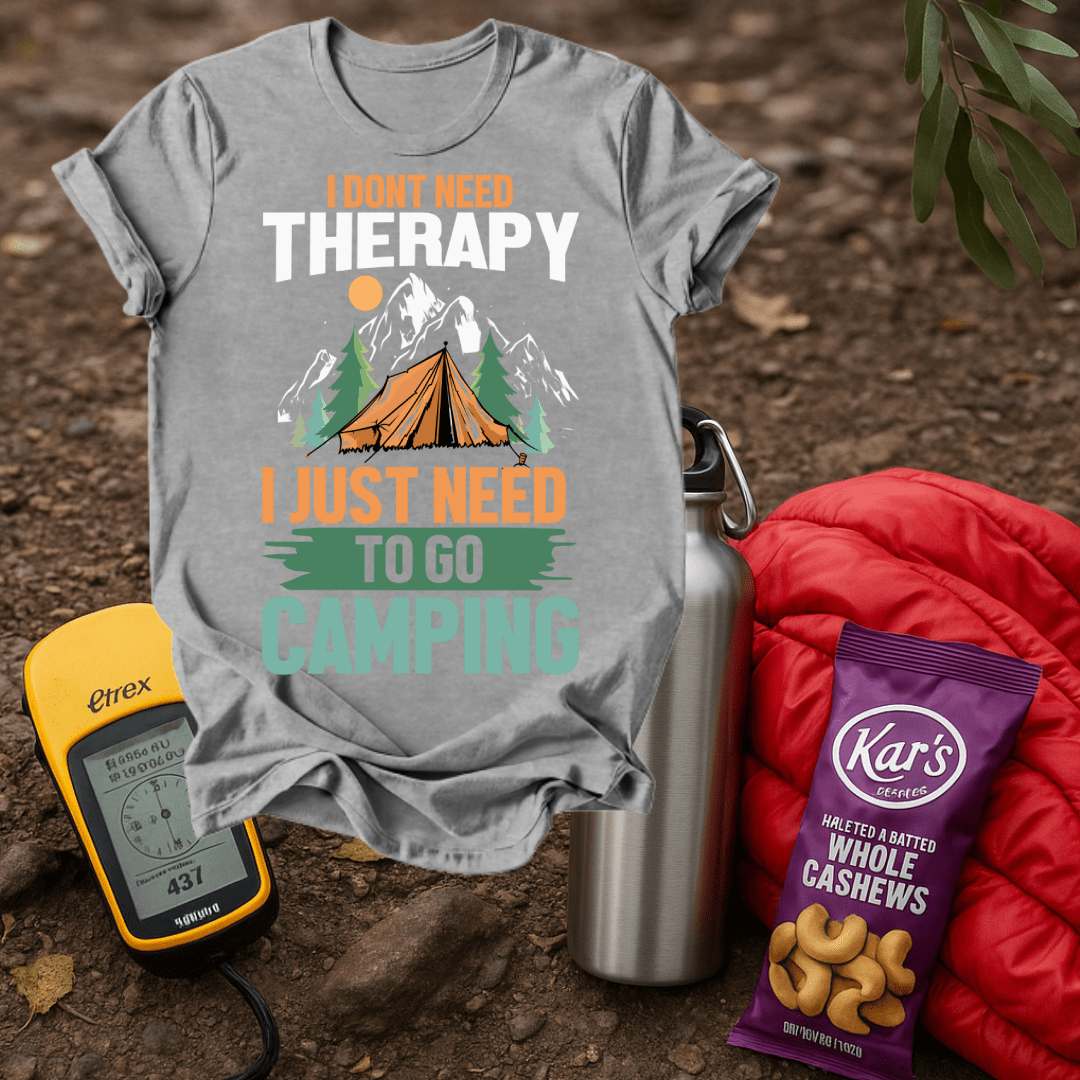 Camping Therapy T shirt
