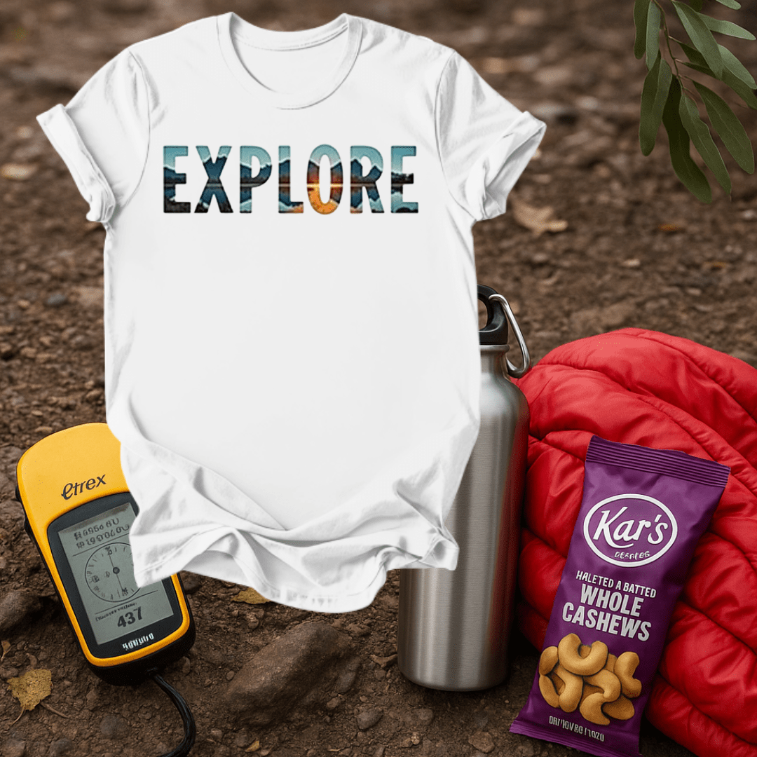 Explore Word Art T shirt