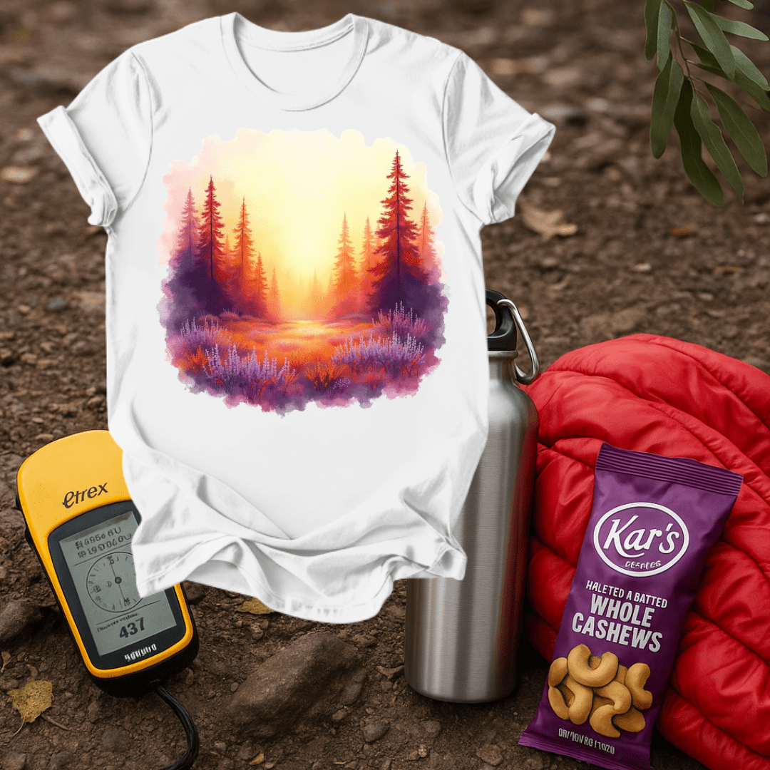 Forest Paint Purple T shirt