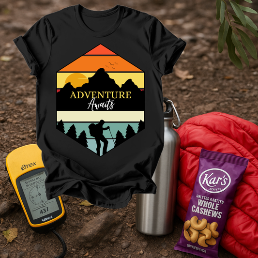 Adventure Awaits T shirt