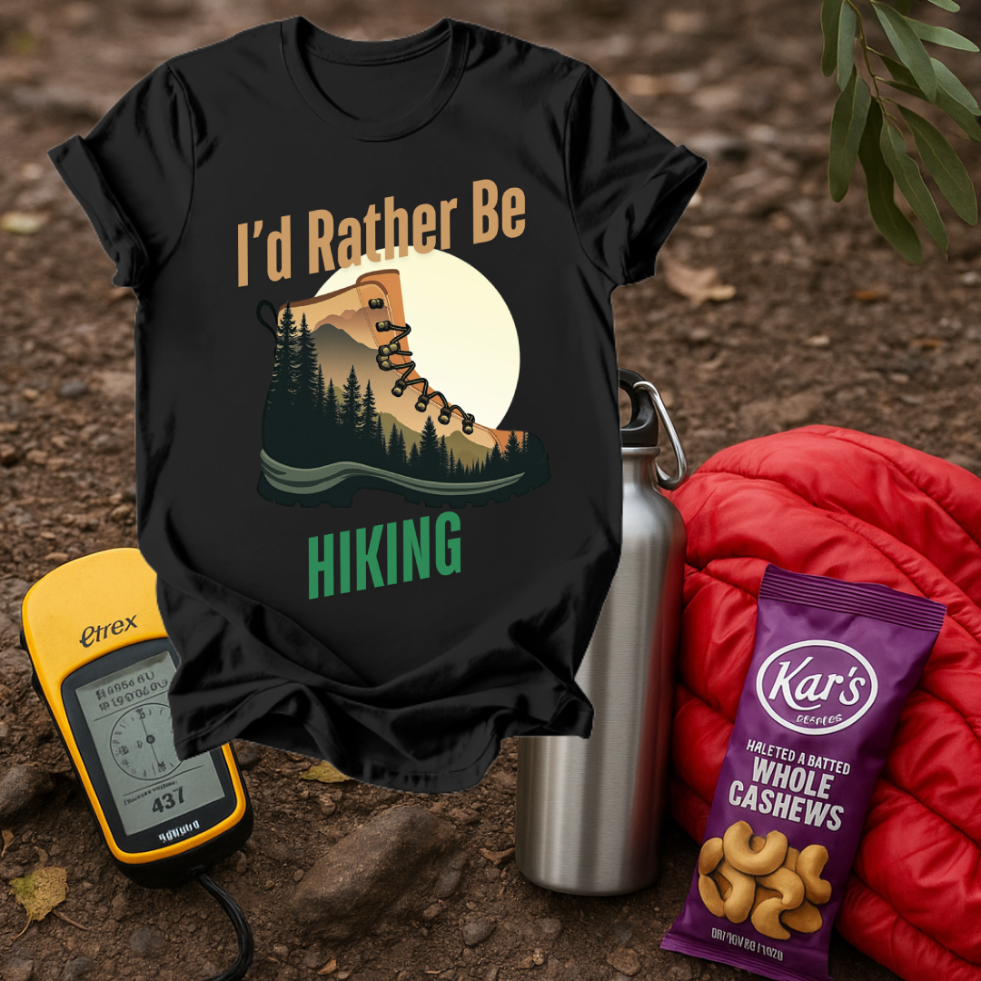 Rather Be Hiking T shirt