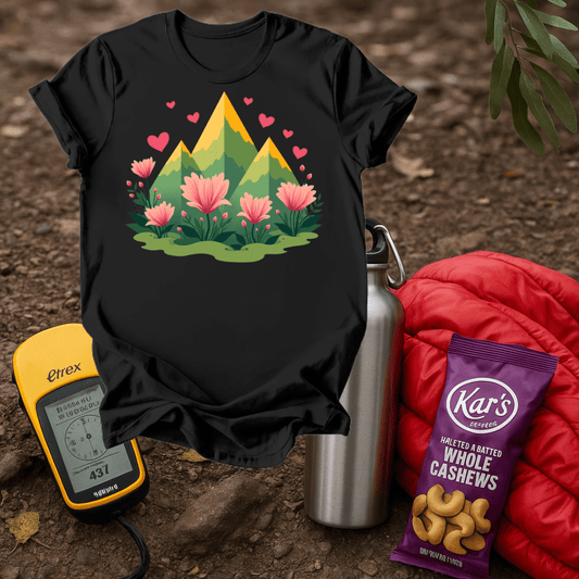 Color Mtn Hearts T shirt