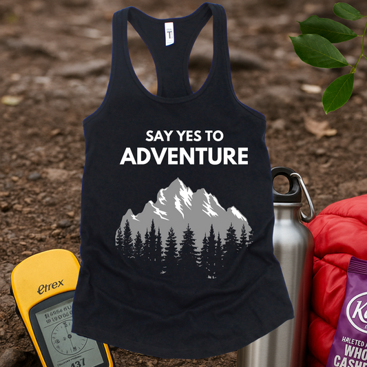Yes Adventure Women's Racerback Tank Top