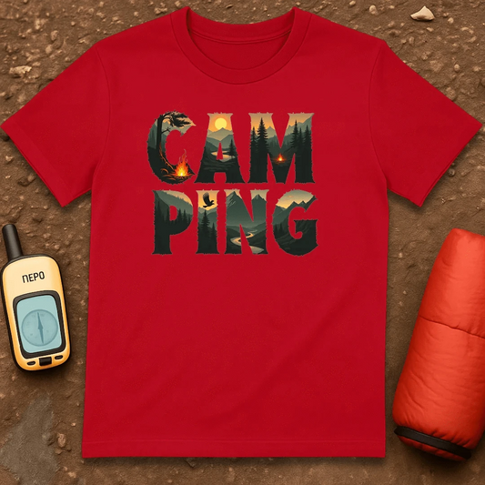 Camping Letter 2 T-Shirt