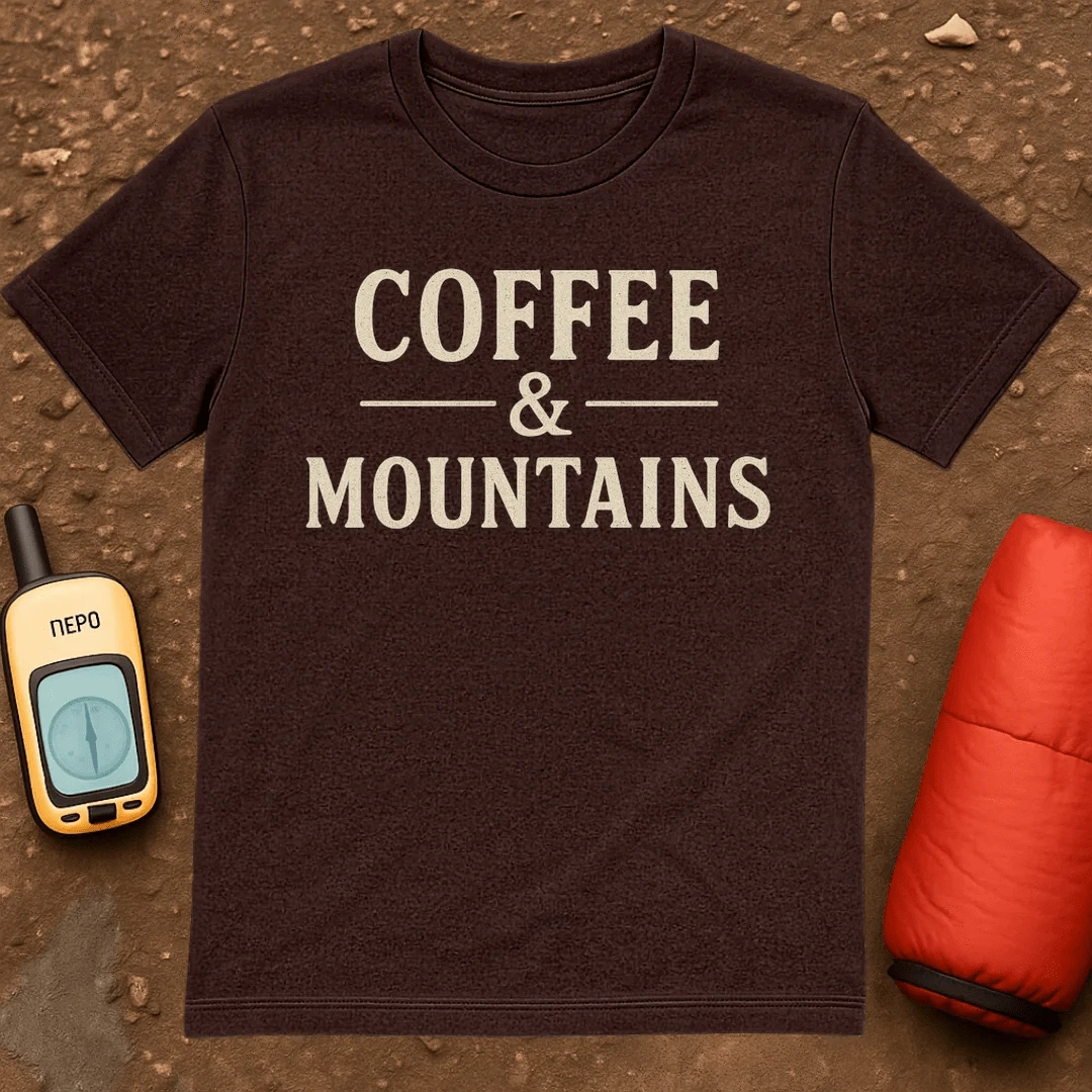 Coffee And Mountains T-Shirt