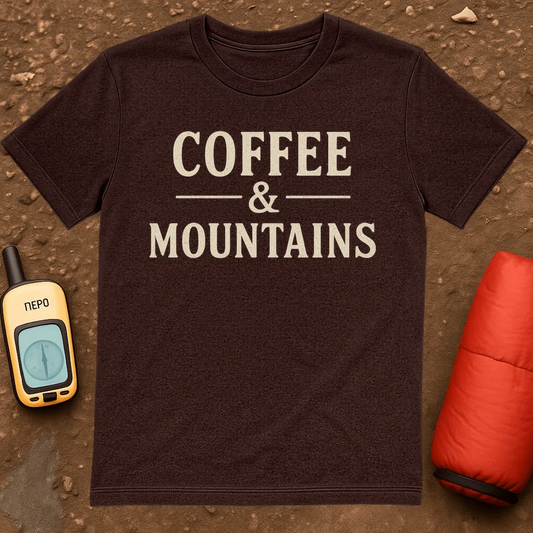 Coffee And Mountains T-Shirt