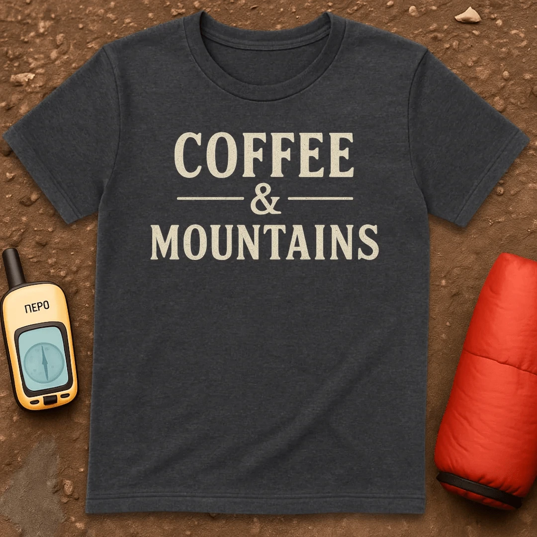 Coffee And Mountains T-Shirt