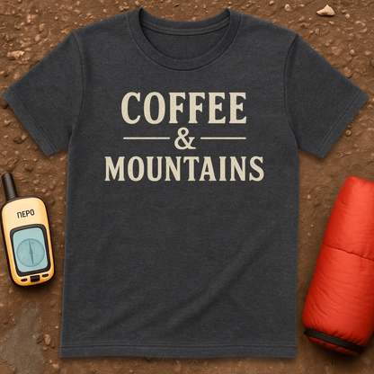 Coffee And Mountains T-Shirt
