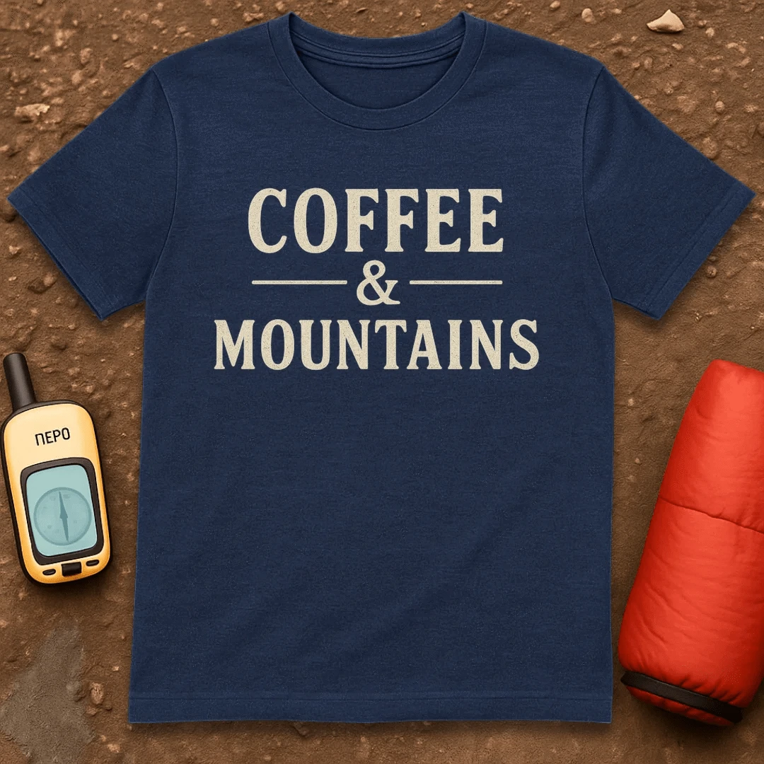 Coffee And Mountains T-Shirt