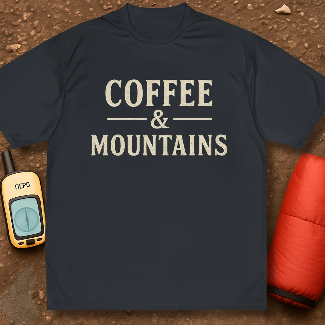 Coffee & Mountains Performance Shirt