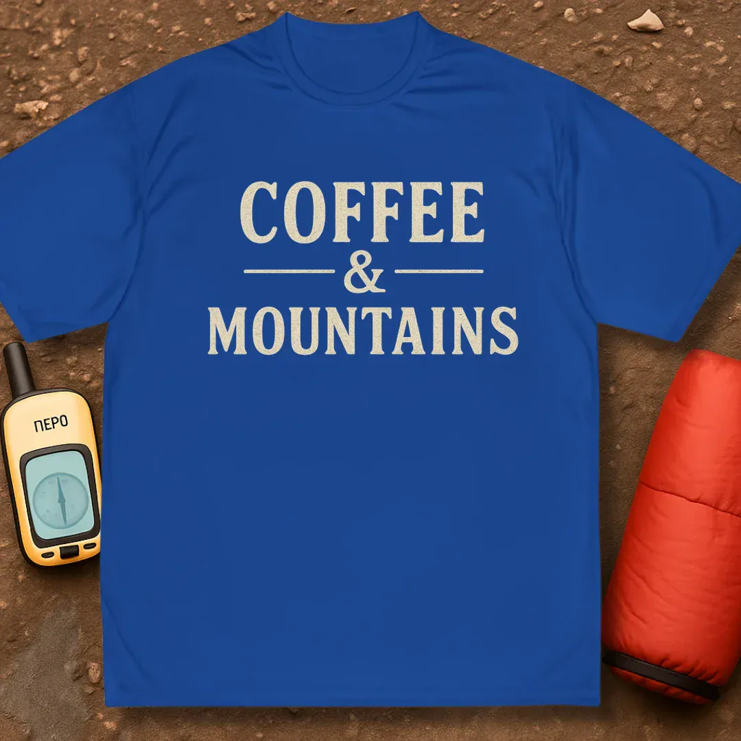 Coffee & Mountains Performance Shirt