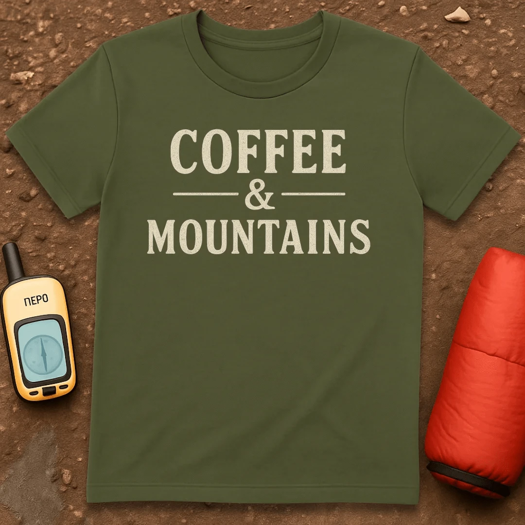 Coffee And Mountains T-Shirt