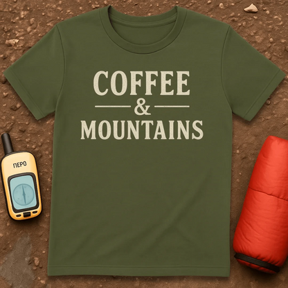 Coffee And Mountains T-Shirt