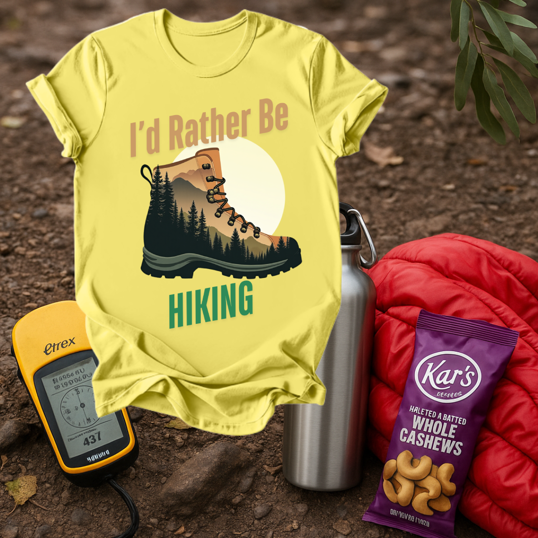 Rather Be Hiking T shirt