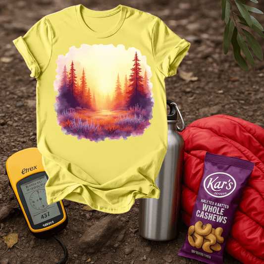 Forest Paint Purple T shirt