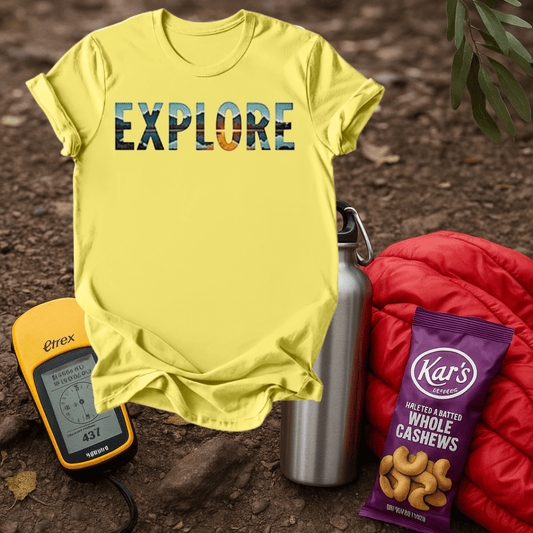 Explore Word Art T shirt