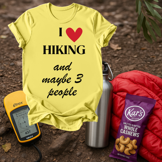 I heart hiking T shirt