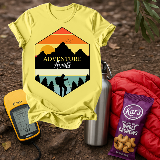 Adventure Awaits T shirt