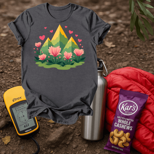 Color Mtn Hearts T shirt
