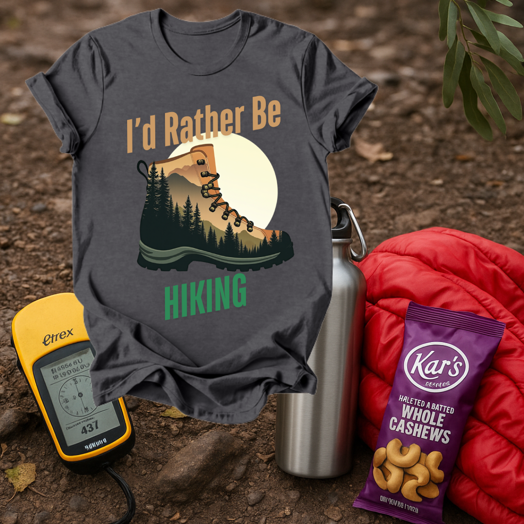 Rather Be Hiking T shirt