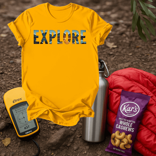 Explore Word Art T shirt