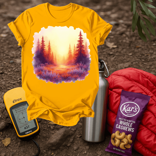 Forest Paint Purple T shirt