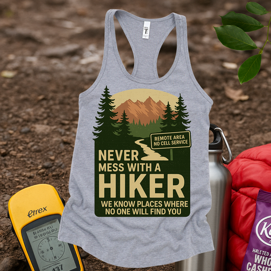 No One Will Find You Women's Racerback Tank Top