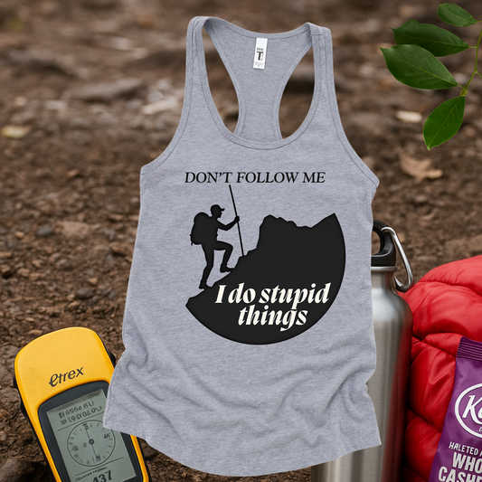 Stupid Things Women's Racerback Tank Top