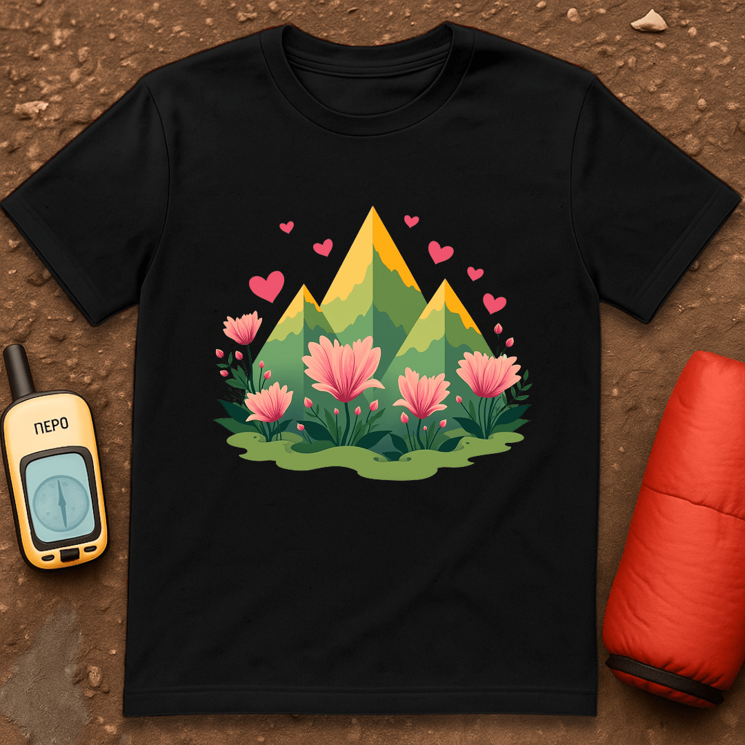 Color Mtn Hearts T-Shirt