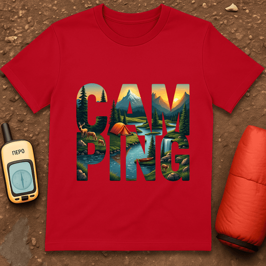 Camping Letter 2 T-Shirt