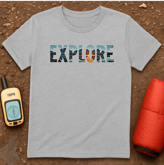 Explore Word Art T-Shirt