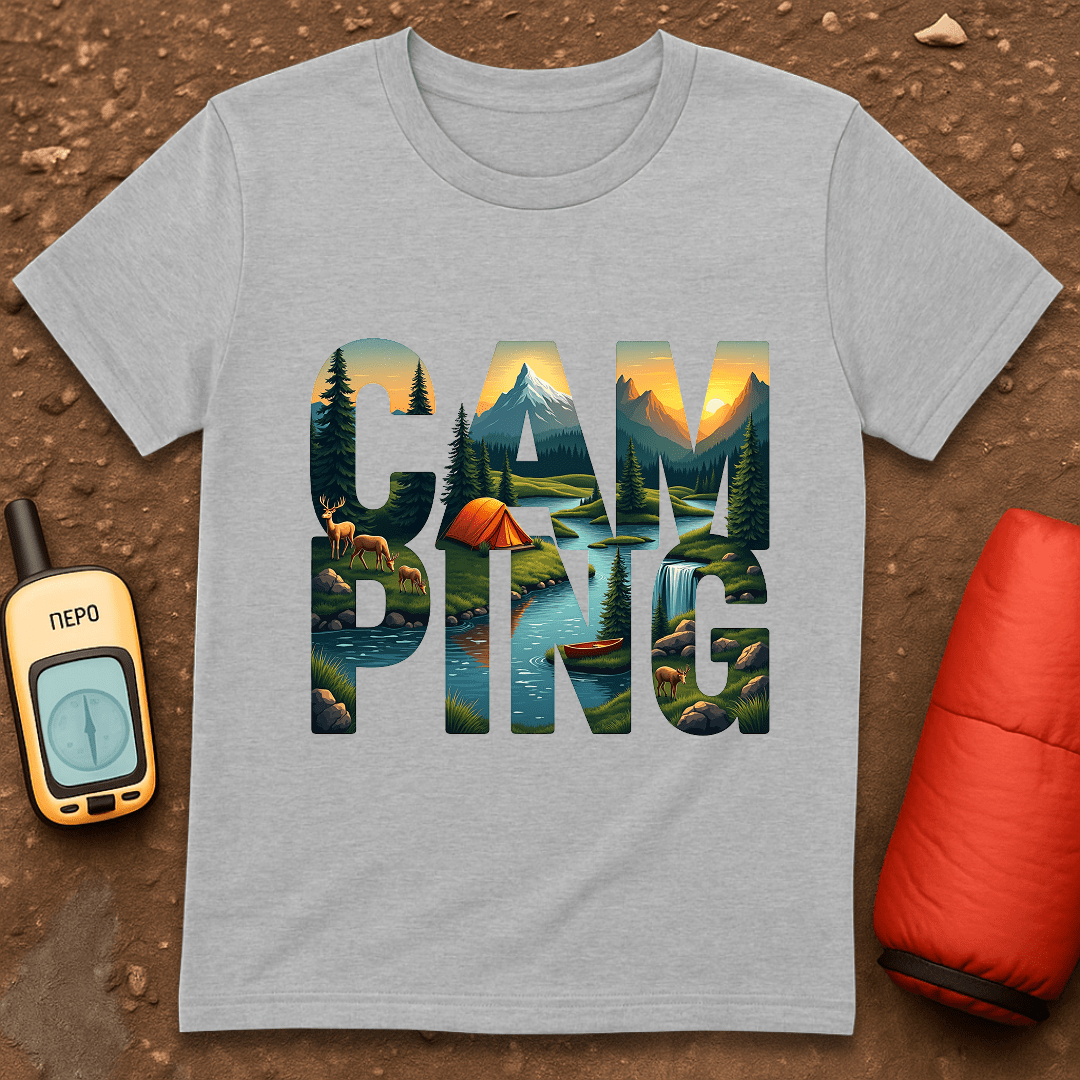 Camping Letter 2 T-Shirt