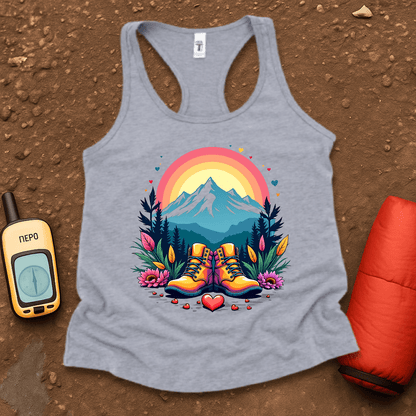 Mountain Love Women's Racerback Tank Top