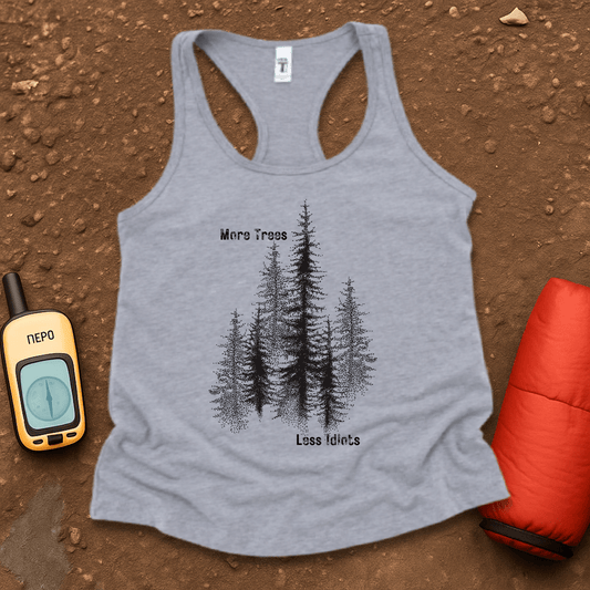 More Trees Women's Racerback Tank Top