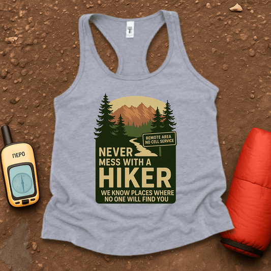 No One Will Find You Women's Racerback Tank Top