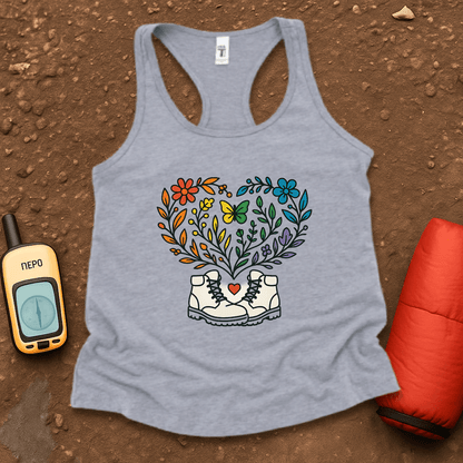Pride Floral Women's Racerback Tank Top