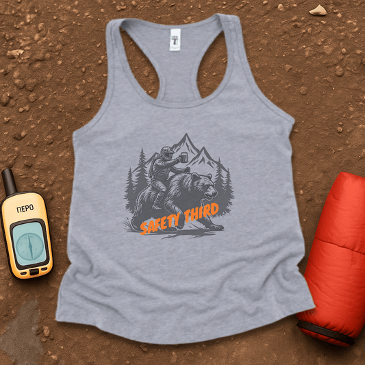 Safety 3rd Women's Racerback Tank Top
