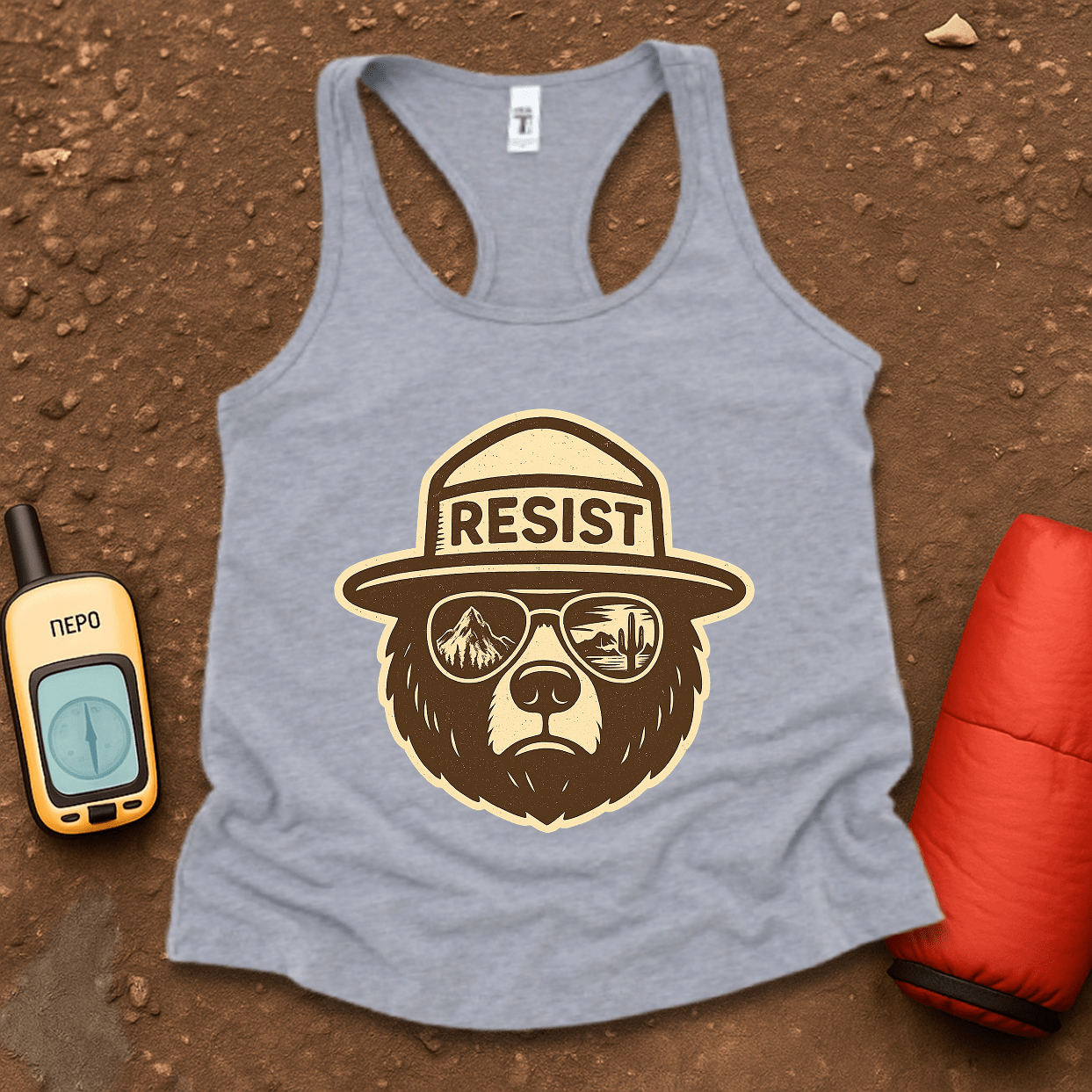 Resist Women's Racerback Tank Top