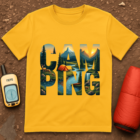 Camping Letter 2 T-Shirt