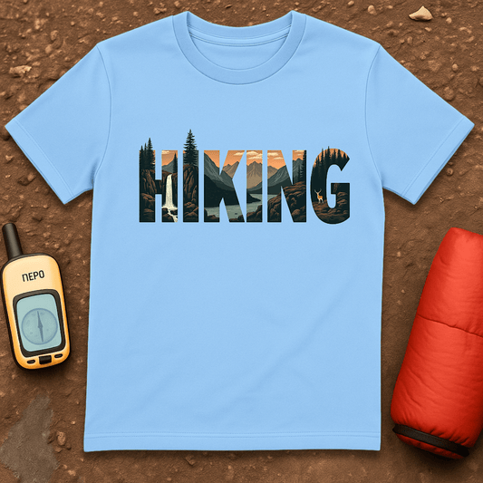 Hiking Typography 2 T-Shirt