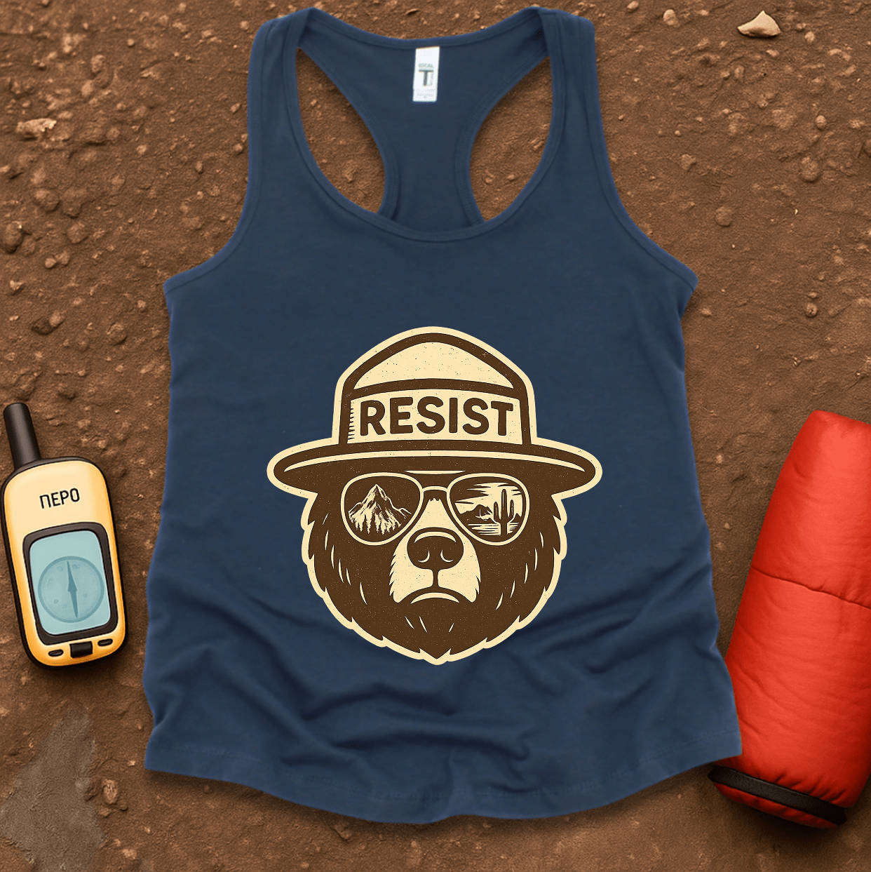 Resist Women's Racerback Tank Top