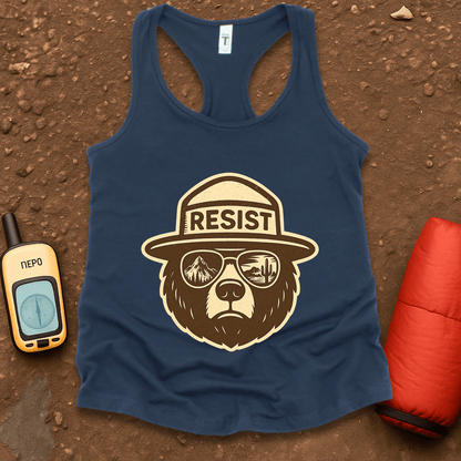 Resist Women's Racerback Tank Top
