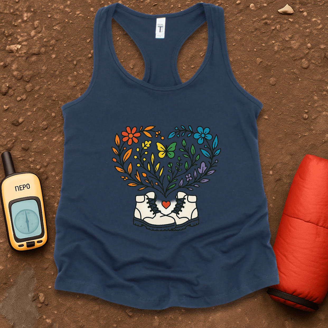 Pride Floral Women's Racerback Tank Top