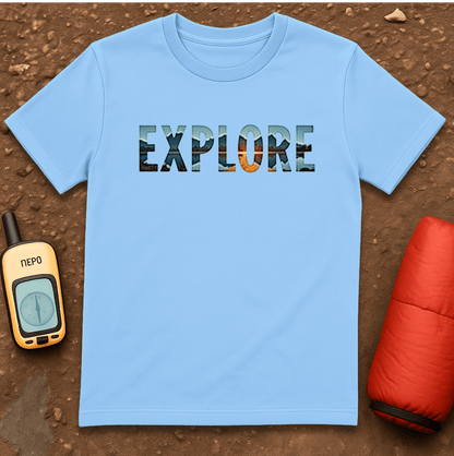 Explore Word Art T-Shirt