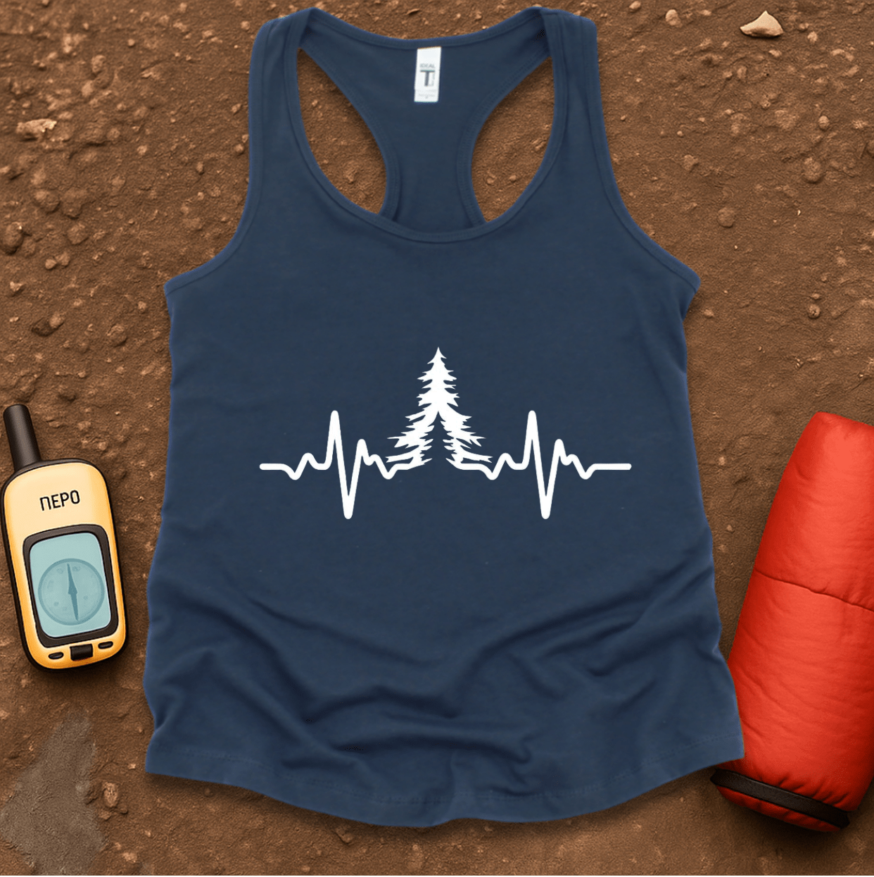 Tree Pulse Women's Racerback Tank Top