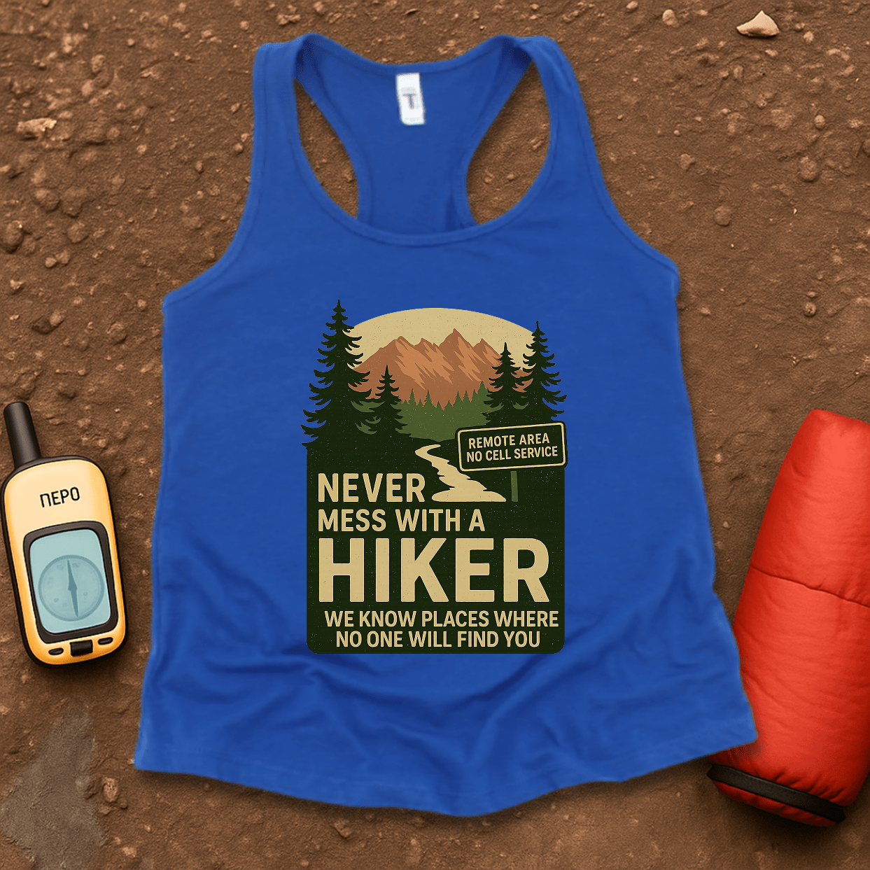 No One Will Find You Women's Racerback Tank Top