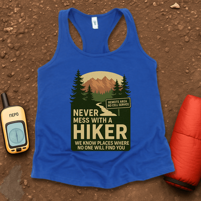 No One Will Find You Women's Racerback Tank Top