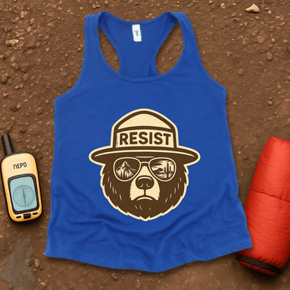 Resist Women's Racerback Tank Top