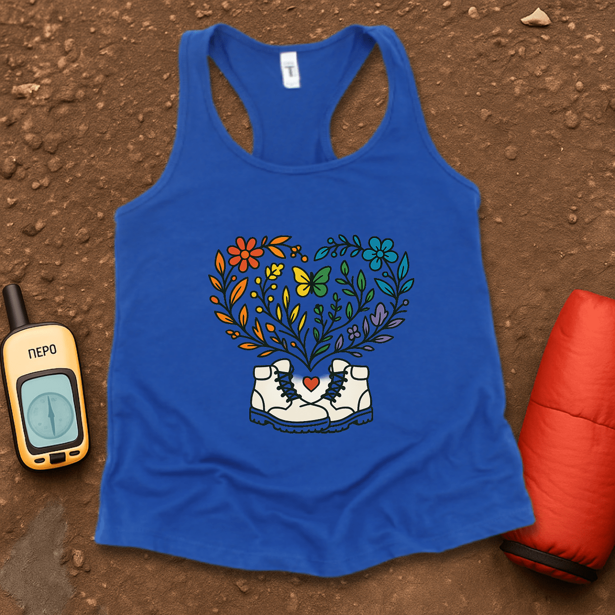 Pride Floral Women's Racerback Tank Top